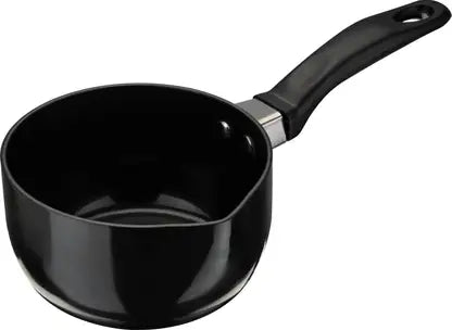 BRIGHT Hard Anodised Spout Sauce Pan No.10 (Capacity : 1Ltr) Sauce Pan 15 cm diameter 1 L capacity (Hard Anodised)