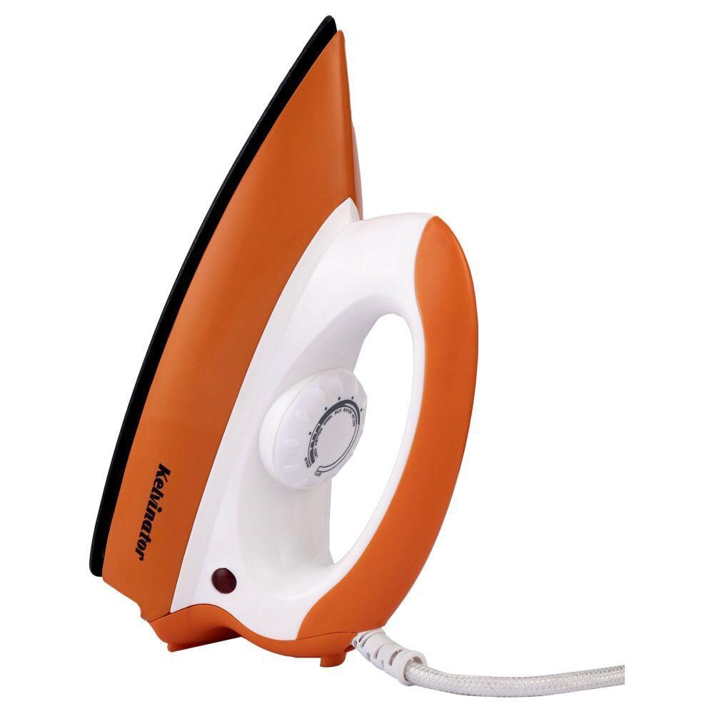 Kelvinator KDISP0061 Dry Iron 1000W with LED Indicator, Orange and White