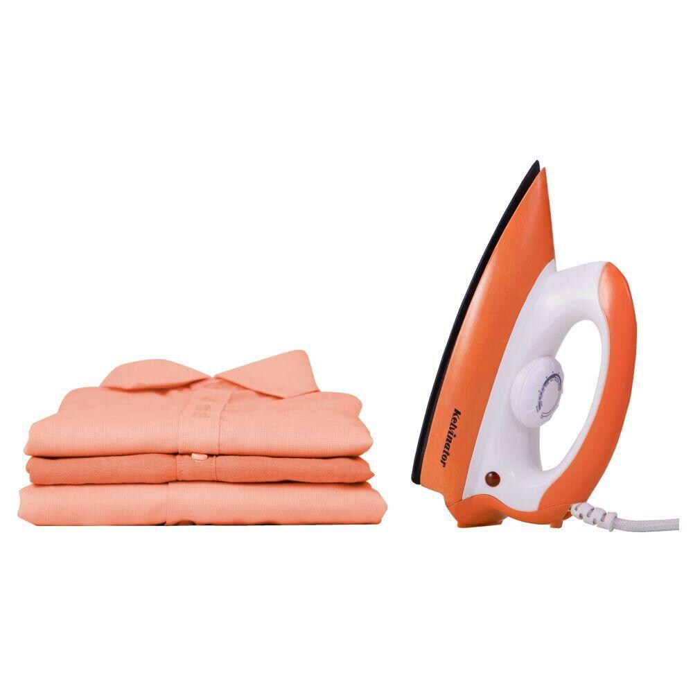 Kelvinator KDISP0061 Dry Iron 1000W with LED Indicator, Orange and White