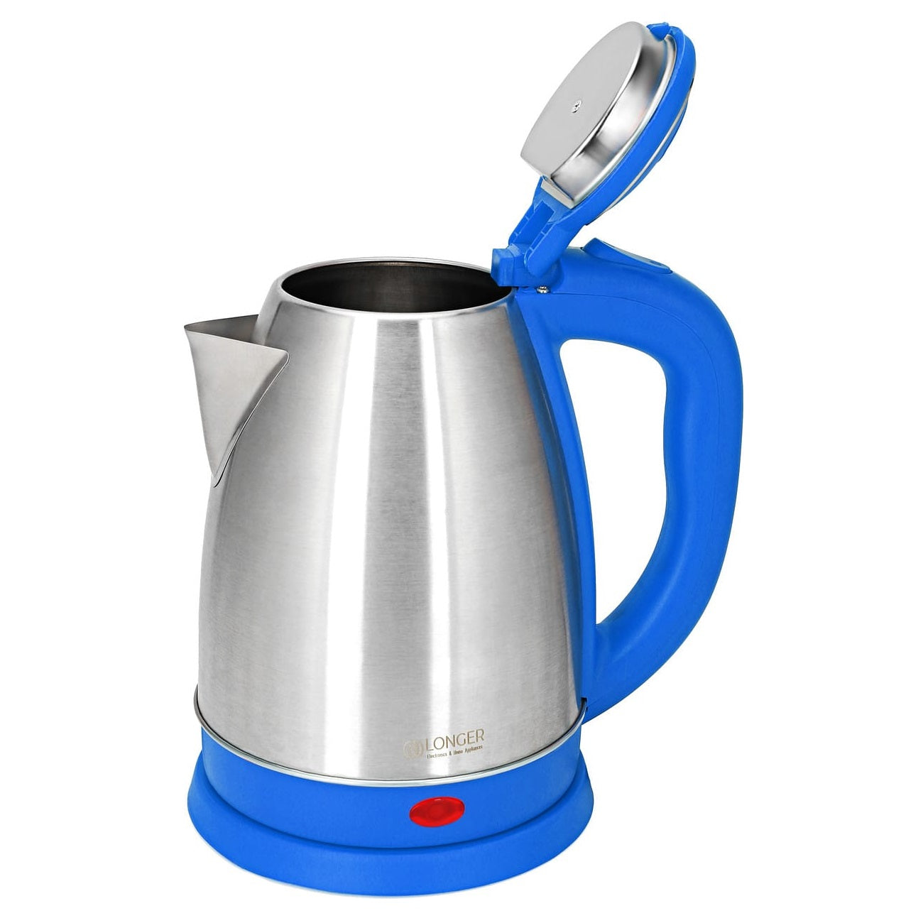 Longer Crystal Electric Kettle Blue Electric Kettle (1.8 L, Assorted Colours)