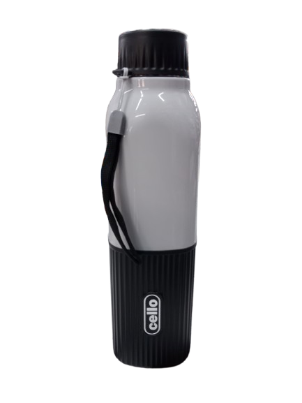 Cello Puro Steel - X Chill -X900 Insulated Bottle With Stainless Steel Inner and Outer Plastic | Rust proof and Leak proof | Wide mouth for easy cleaning |740ml