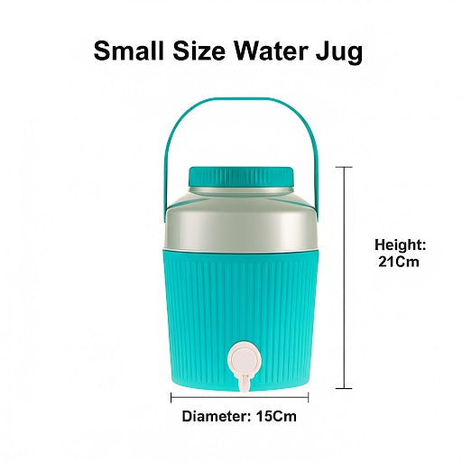 Shri Hari Rio 4000 Insulated Water Jug – 2.8 Litres Approx | BPA-Free, PUF Insulated, Easy to Carry