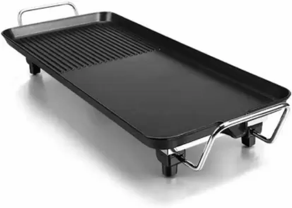 Skyline 2-in-1 Electric Dosa & Grill Maker | Black VTL-4747 | 1500W Non-Stick Cooking Surface
