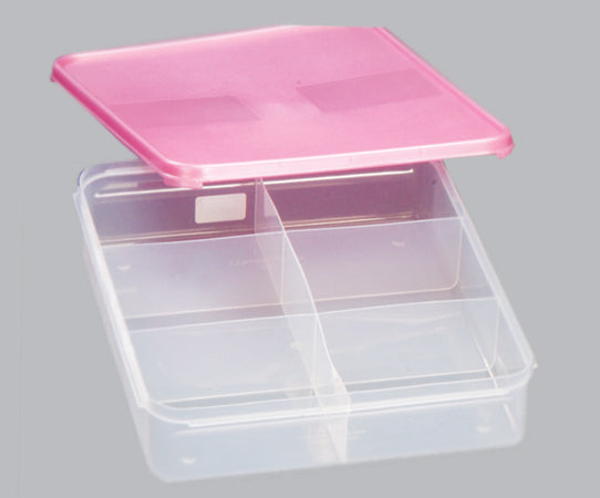 Plastona Kitchen Jumbo Containers with Compartments (Pack Of 1) - 6 Comp, Pink