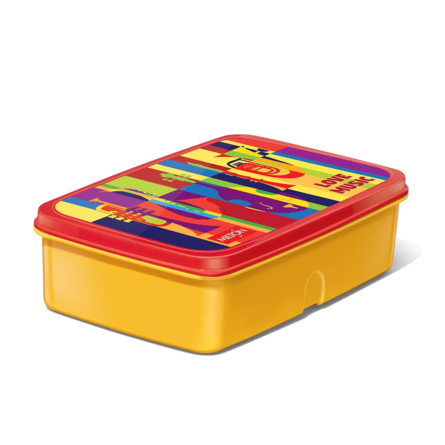 Milton Gusto 1200 Tiffin Box, 1200 ml - Yelloow