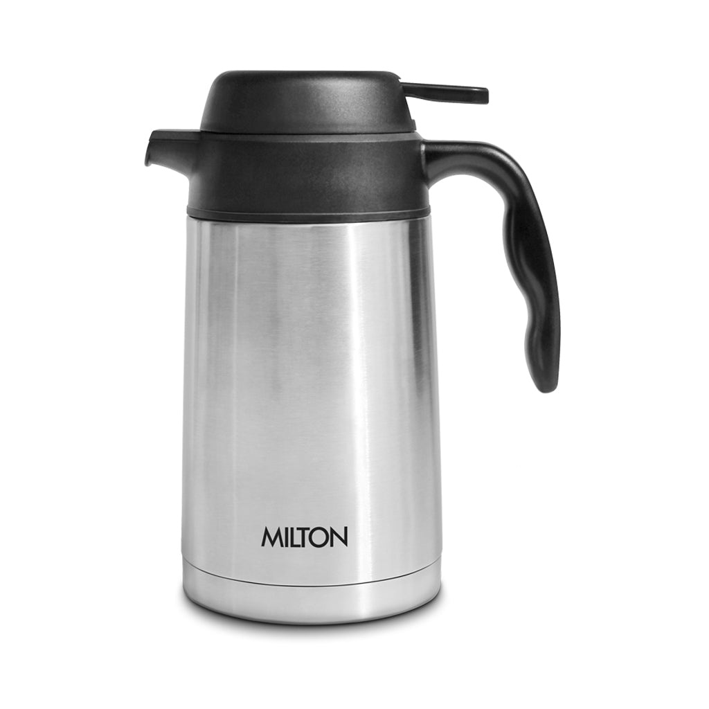 Milton Astral 1200 KETTLE Thermosteel Hot and Cold Flask, Steelplain - 1200ml