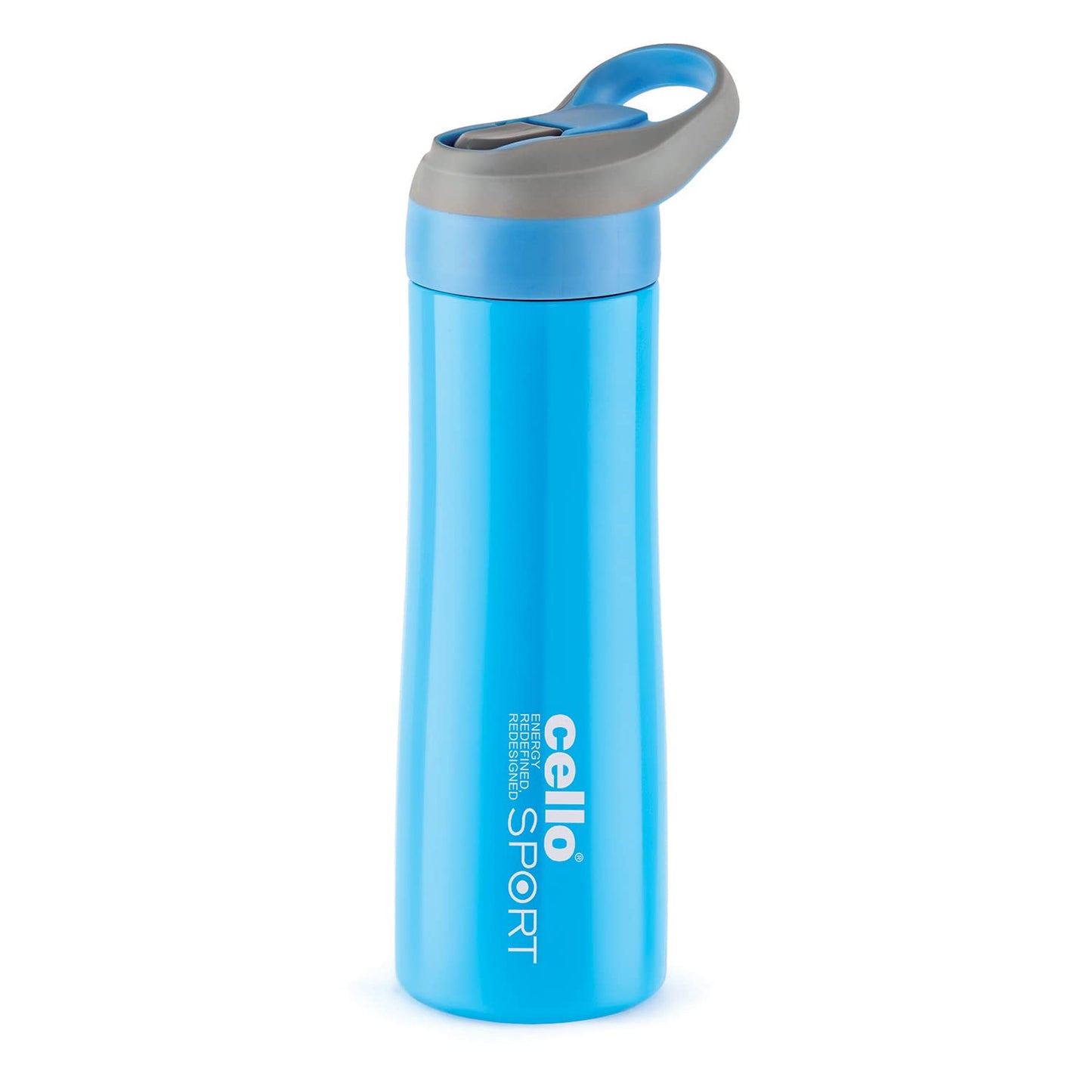 Cello Pro Stainless Steel Vacuum Insulated Water Bottle with Flip-Top Lid|Leak Proof|BPA Free|Durable, 750ml - Blue