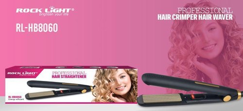 Rocklight Black Crimper Hair Waver