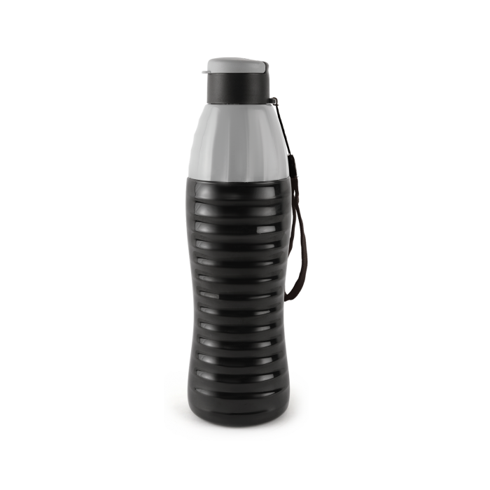 Cello Puro Fashion Water Bottle 600 ML (Multicolours) Pack Of 1pcs… - Black