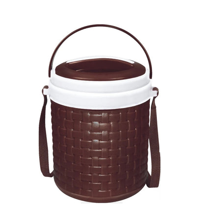 Varad Nutri 4 Doble Wall Insulated Stainless Steel Inner Compartment BPA Free Plastic Attractive Colours Very Compatct And Handy Insulated Tiffin Carrier
