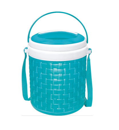 Varad Nutri 4 Doble Wall Insulated Stainless Steel Inner Compartment BPA Free Plastic Attractive Colours Very Compatct And Handy Insulated Tiffin Carrier