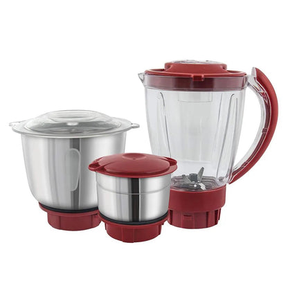 MAHARAJA WHITELINE Smart chef (FP-100) 600 W Food Processor  (White, Red)