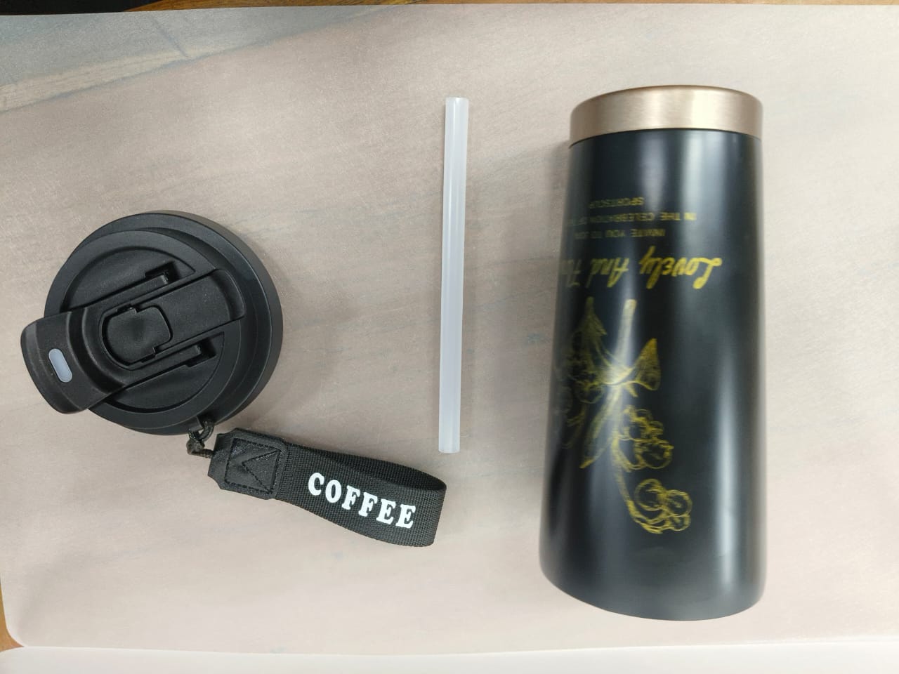 BLACK COFFEE TUMBLER