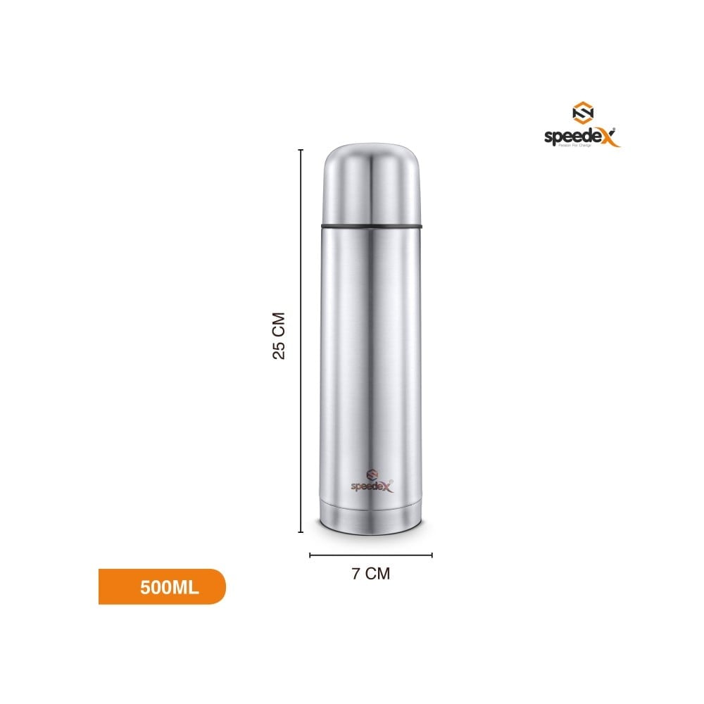 Speedex Thermoflask Double Wall Thermal Bottle (Stainless Steel, 500 ml)