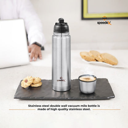 Speedex Thermoflask Double Wall Thermal Bottle (Stainless Steel, 500 ml)