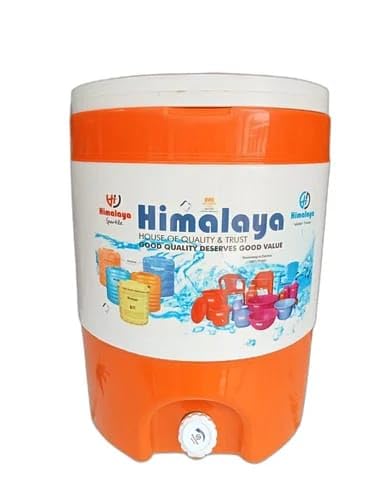 Himalay Insulated Water Jug 18L | Plastic Insulated Water Jug | Water Jug For Office, Shop, Home, Classes Etc