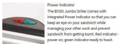 Boss Jumbo Griller (B-513) 1500 Watts Black