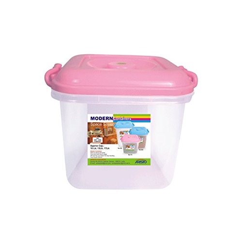 Aristo Modern333 Plastic Storage Container-16 Litre, Multi, (26.5 x 26.5 x 36.5)