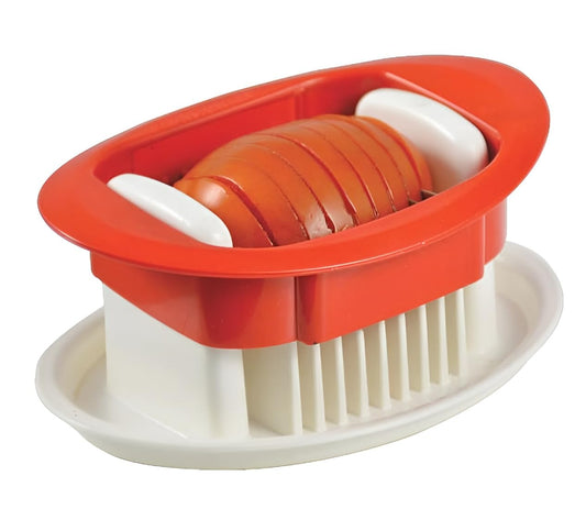 ACTIONWARE Plastic and Stainless Steel Tomato Slicer Tomato Slicer & Cutter Salad Maker