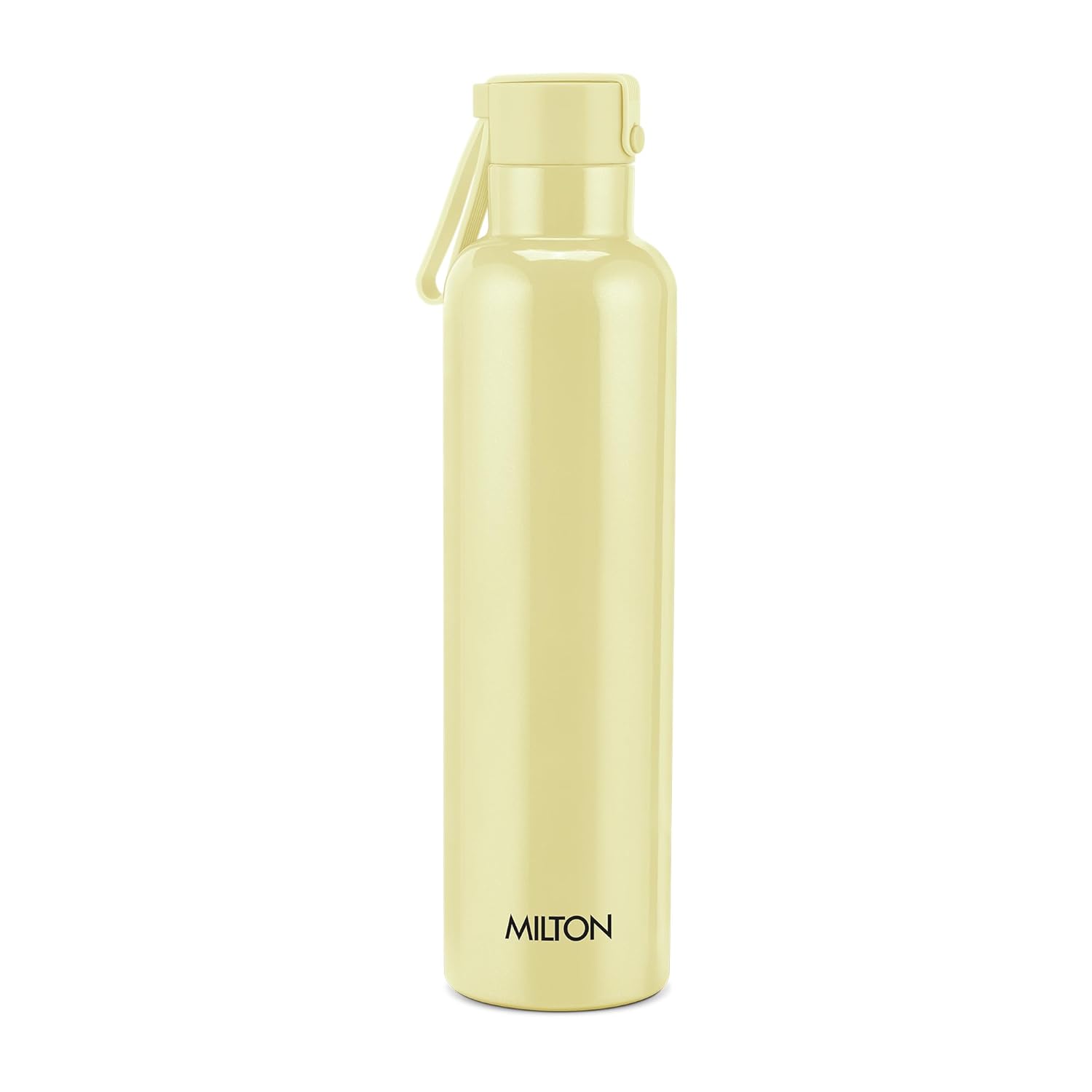 Milton Felice 1000 Thermosteel Water Bottle 880 ml, 24 Hr Hot and Cold I Leak Proof Lid, ISI Certified I Vacuum Insulated I for Office, Gym, School I Ivory
