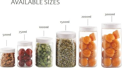 CELLO FRIDGE DOOR CANISTER 3 PCS SET