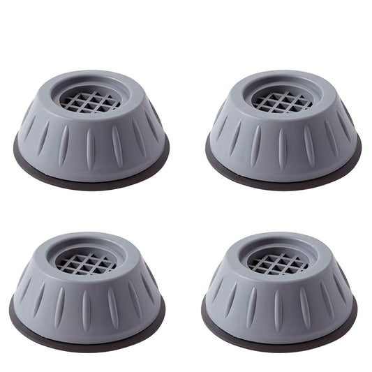 Anti Vibration Pads for Washing Machine | Washing Machine Anti Vibration Pad/Leveling Feet | Washing Machine Feet Pads with Suction Cup Feet | Anti-Vibration and Noise Cancellation Pad (4pc)