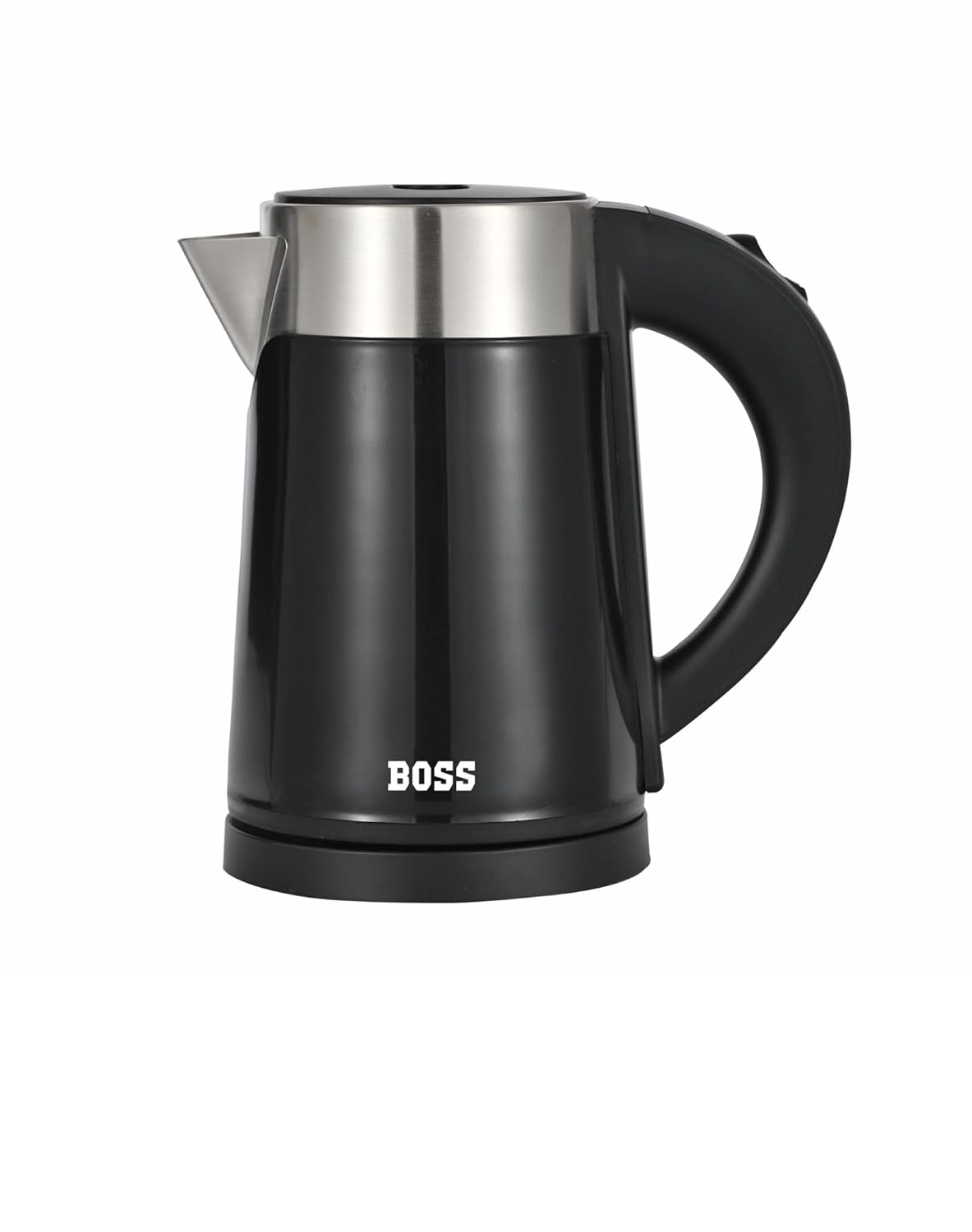 BOSS Flare 1000-Watt Auto Power Shut-Off Electric Kettle, 800 ml, Black