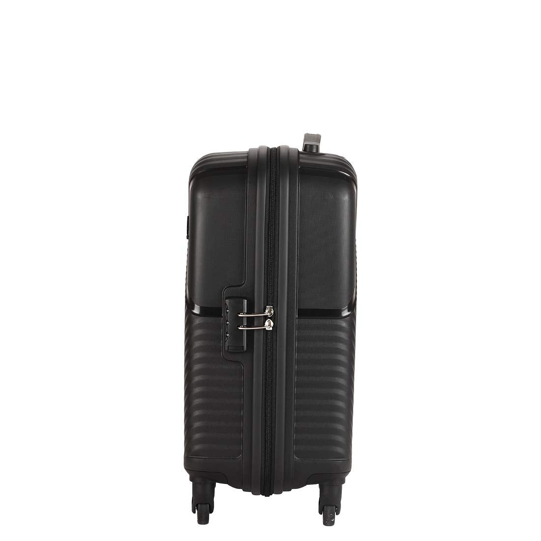 Kamiliant by American Tourister Kam Zakk Polypropylene 55 cms Black Hardsided Cabin Luggage (KAM Zakk SP 55CM - Black)