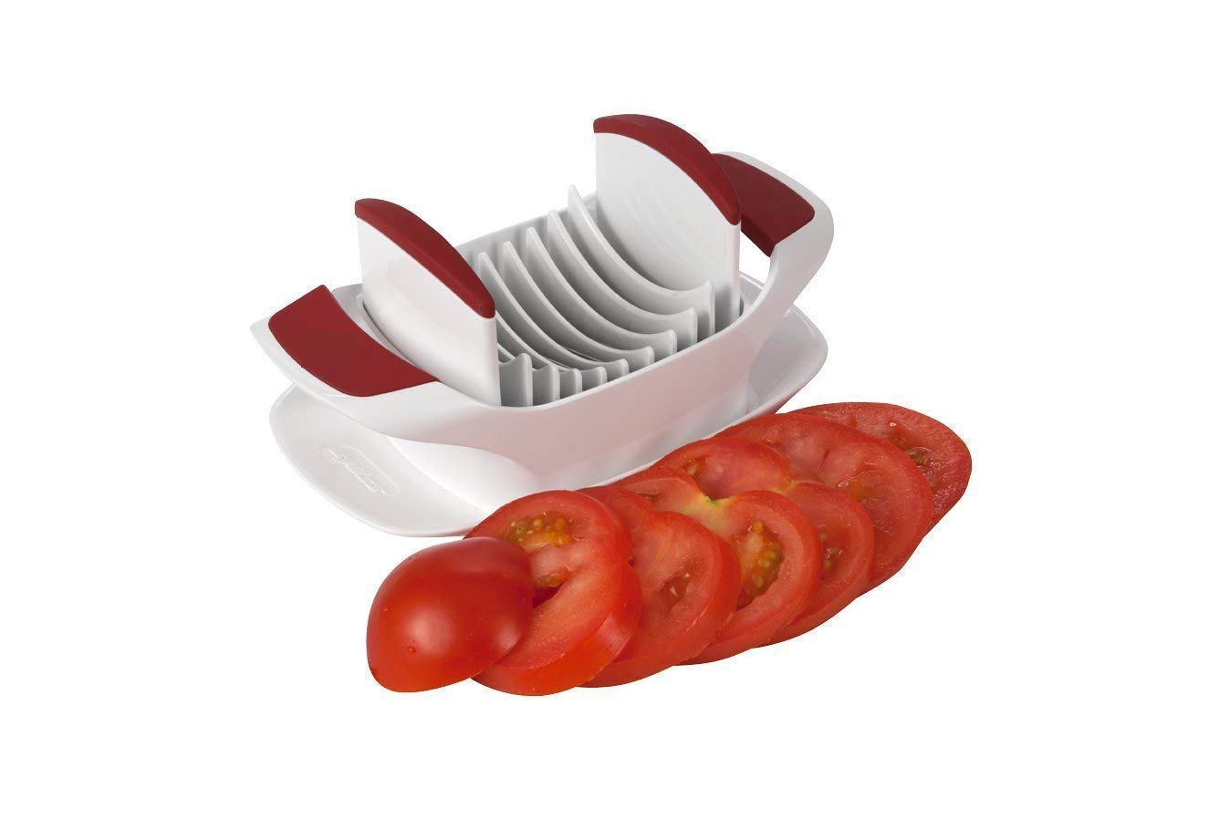 ACTIONWARE Plastic and Stainless Steel Tomato Slicer Tomato Slicer & Cutter Salad Maker