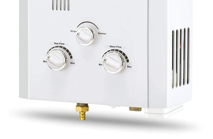Bajaj Majesty Duetto Gas 6 Ltr Vertical Water Heater (PNG)|Gas Geyser For Home| Oxygen Depletion Sensor|White