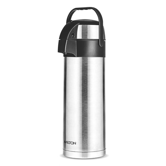 Milton Beverage Dispenser 4500 Stainless Steel for Serving Tea and Coffee, 4250 ml, Silver
