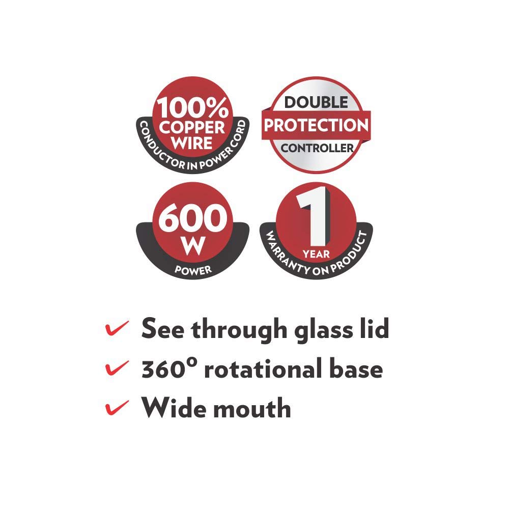 Borosil Omni 1.5 L Electric Kettle with Egg Tray, Stainless Steel Inner Body, Boil Water For Tea, Coffee, Soup, Silver