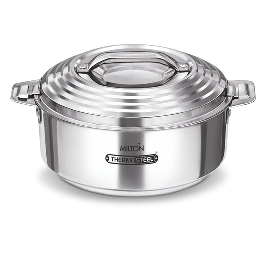 MILTON GALAXIA 10000 Stainless Steel Casseroles, (8250 ml, Silver).