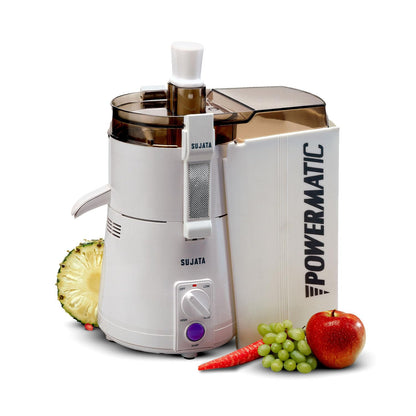 Sujata Powermatic 900 Watts Juicer | 22000 Rotations Per Min | 90 Minutes Continuous Running | Without Jar