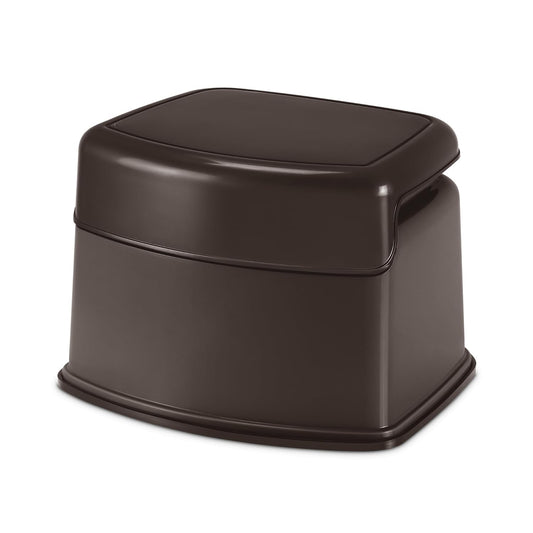 MILTON Ritz Comfort Stool, Choco Brown | Bathroom | Kitchen | Home | Stool for Sitting | Comfort Seating | BPA Free | Easy to Carry | Recyclable