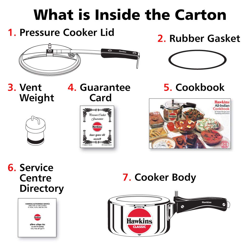 Hawkins Litre Classic Pressure Cooker, Best Inner Lid Cooker