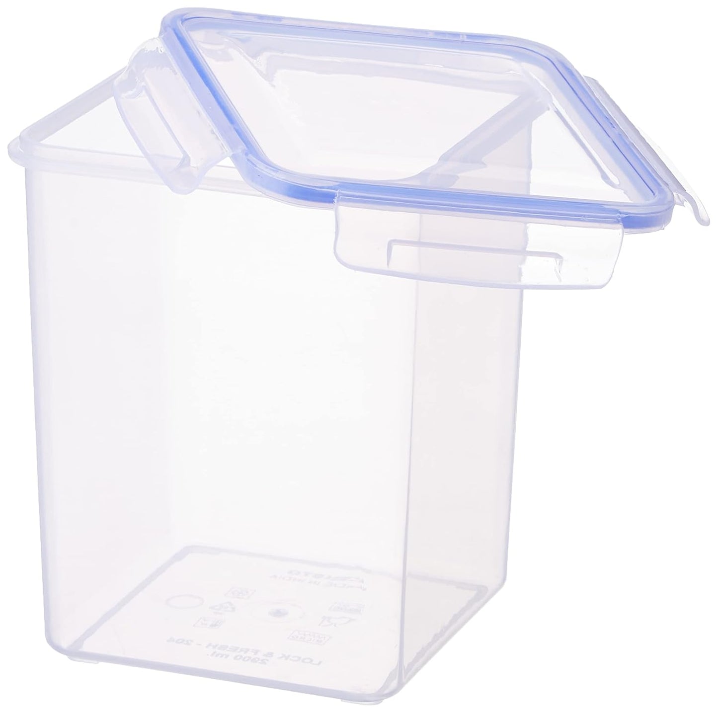 Aristo Lock & Fresh 204 Plastic Storage Container - 2900 ML, Transparent Clear, large (LOCK&FRESH204)