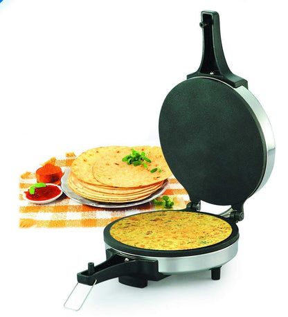 Sanghvi Stainless Steel and Metallic Non-Stick Coating Roti Roaster (14x5.25x8 Inches, Silver).