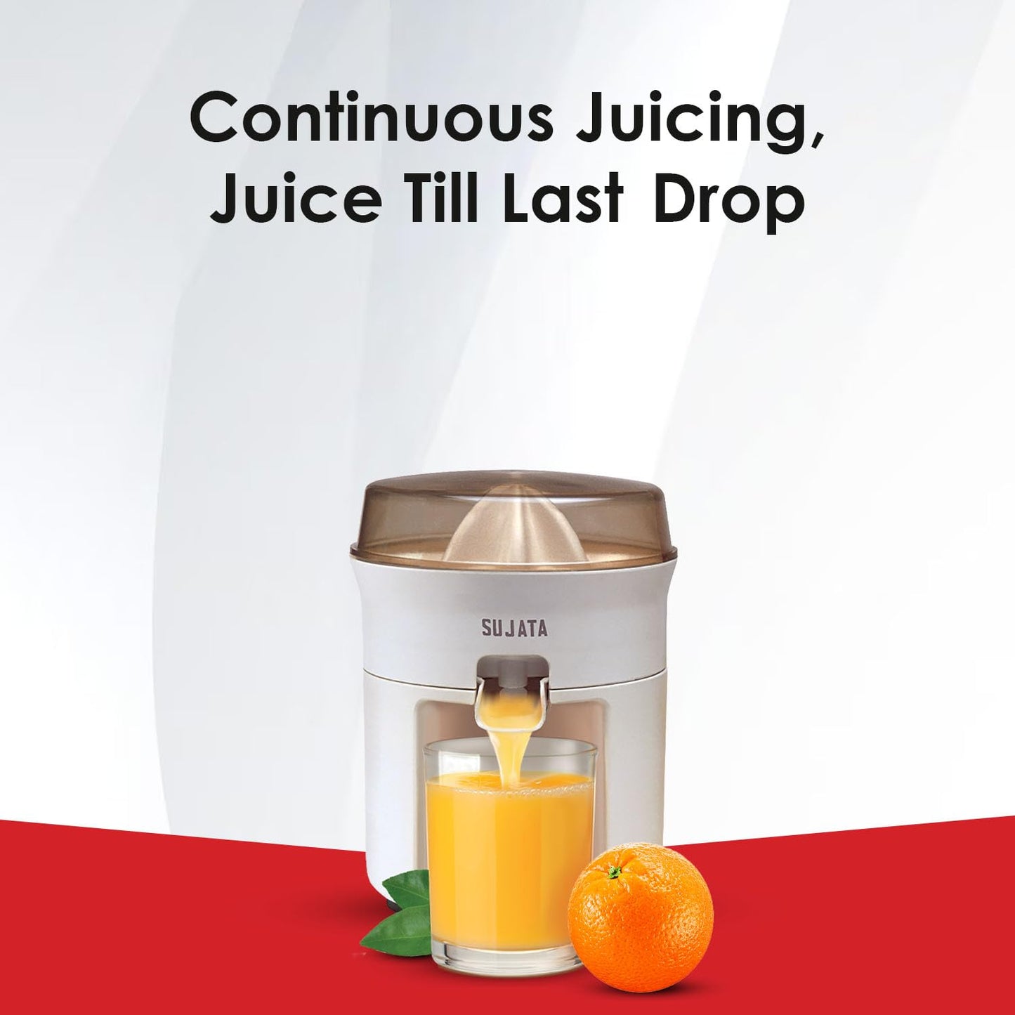 Sujata Citromatic The Expert Citrus Juicer | 40 Watts | 110 Rotations Per Min | With Special Lemon Press