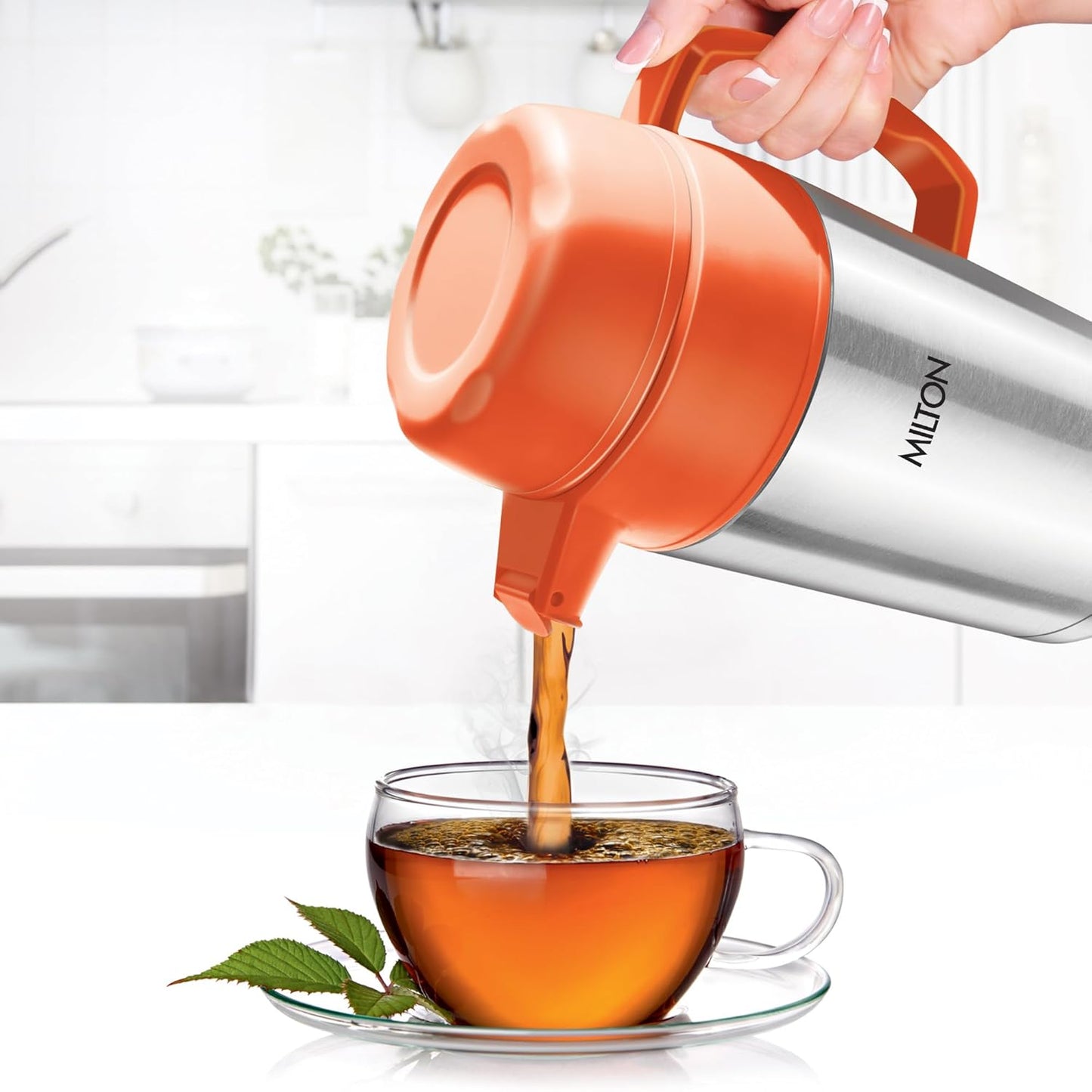 milton dura Stainless Steel tuff jug, 750ml/176mm, Orange