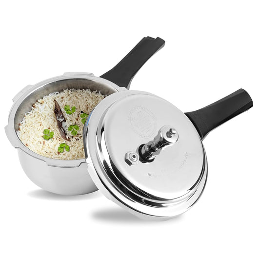 Vinod Platinum Triply Stainless Steel Outer Lid Pressure Cooker 3ltr