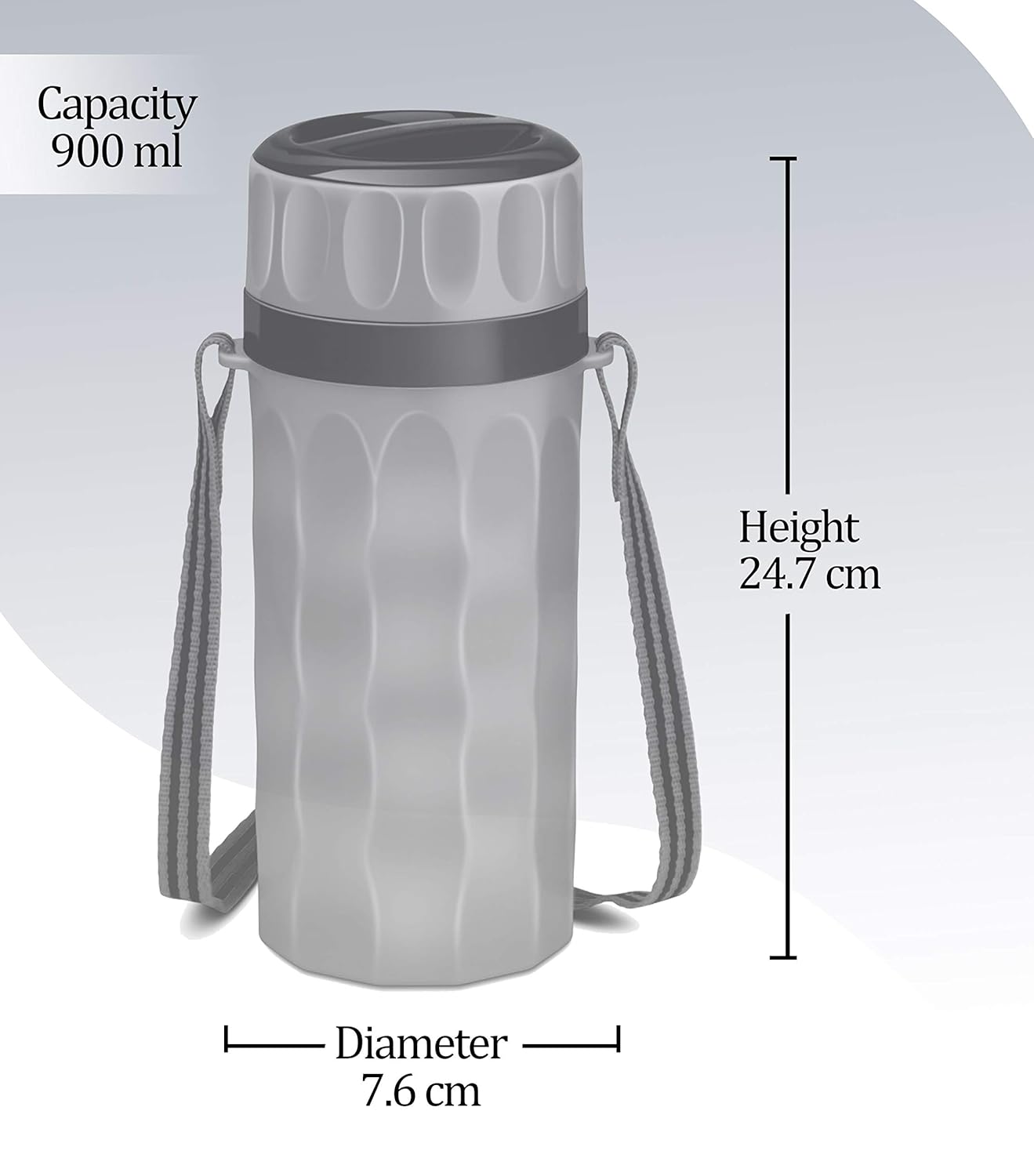 Milton Stylo 1000 Inner Steel Tuff Jug, 900 ml