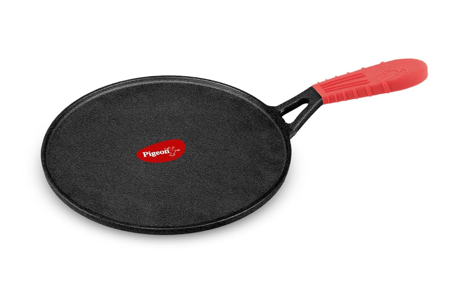Pigeon by Stovekraft Imperi Cast Iron Tawa 28 cm | Pre-Seasoned with 100% Vegetable Oil | Naturally Nonstick | High Pressure Casting | High Strength | Bring Back Nostalgic Taste | Toxin-Free