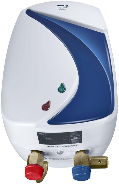 Maharaja Whiteline Abs Clemio 3 Water Heater, 3 Liters, White and Blue