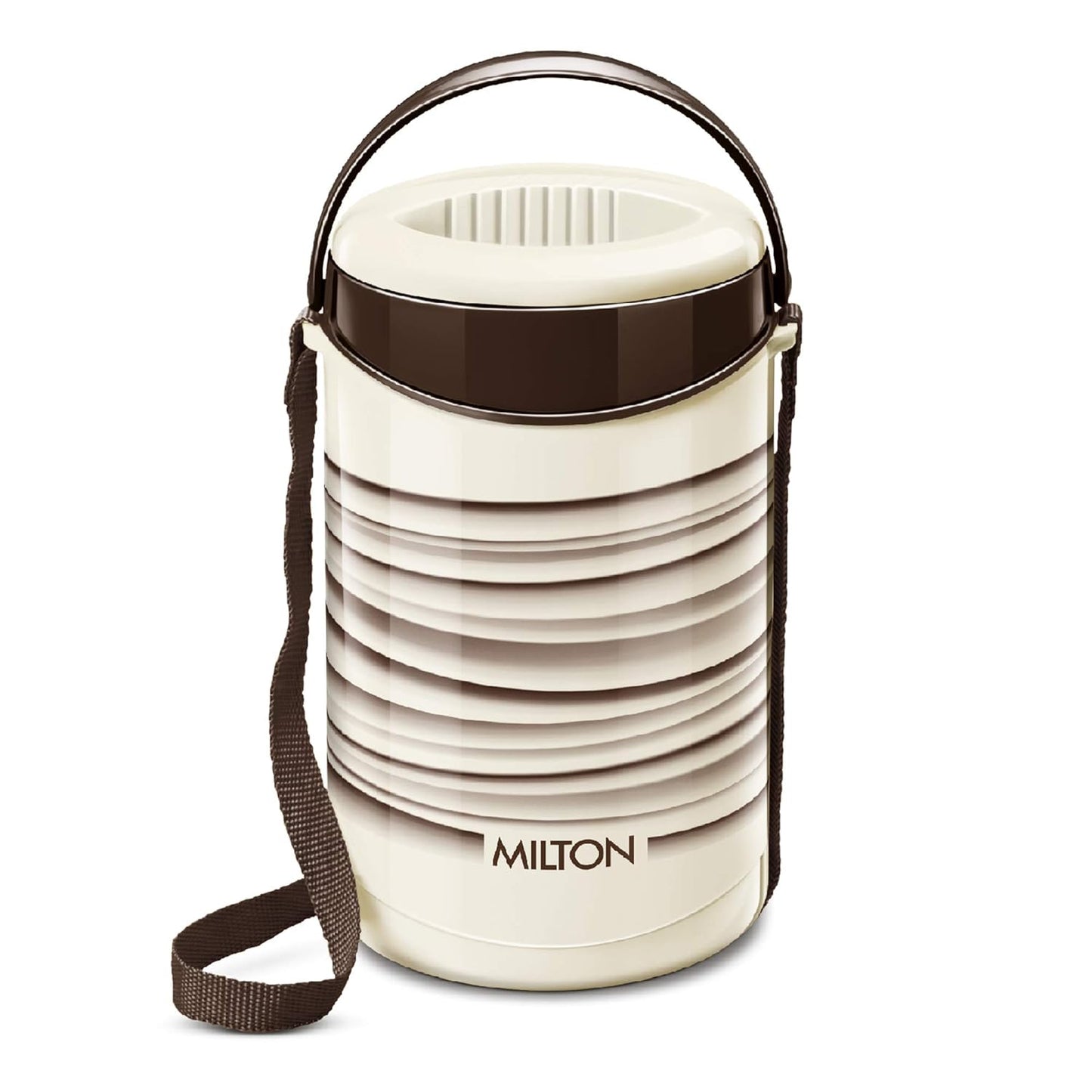 MILTON New Econa 4 Stainless Steel Tiffin Box, Set of 4, Ivory