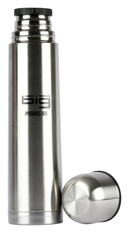 Big Plastics Stainless Thermosteel Vacuum Insulated Flask Bottle, 1000ml, Silver