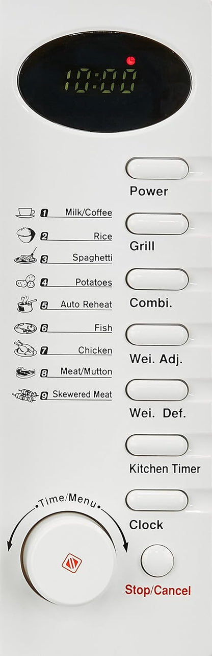 Bajaj 20 Litres Grill Microwave Oven with Jog Dial (2005 ETB, White)