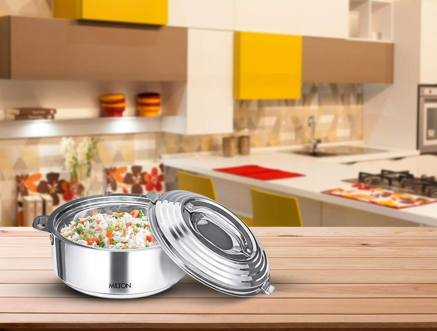 MILTON Galaxia 1500 Insulated Stainless Steel Casserole