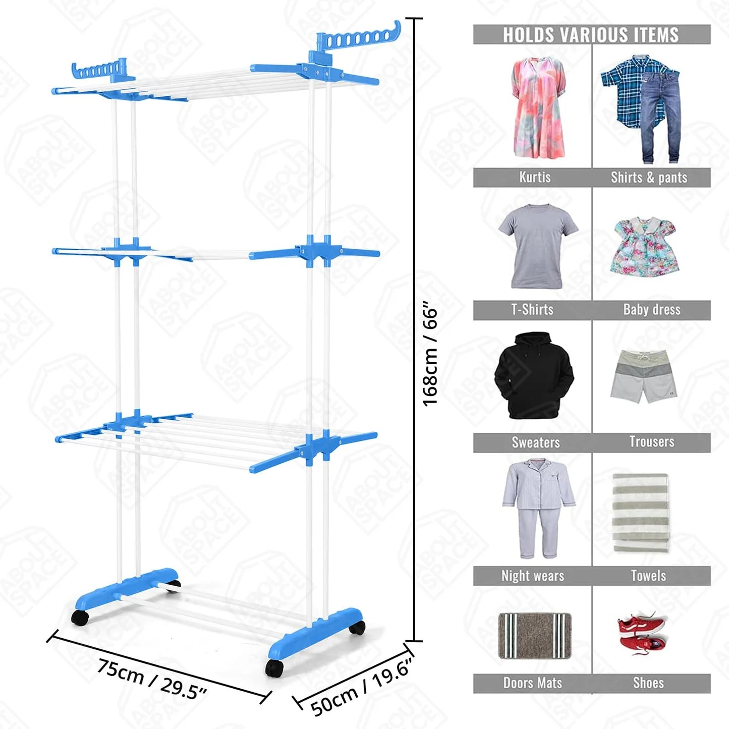 3 LAYERS MODULA CLOTH STAND