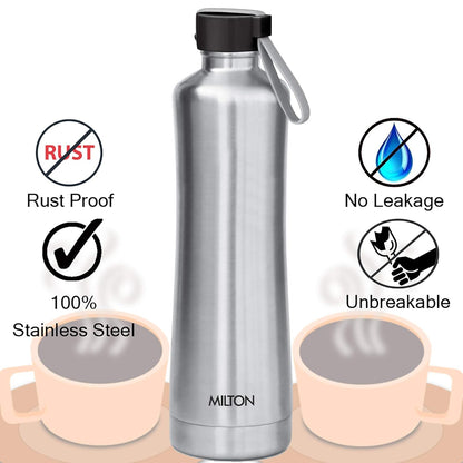 Milton Tiara-1100 Stainless Steel Bottle Flask, 900ml, Silver